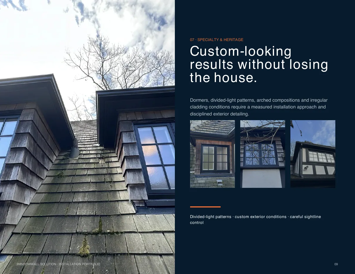 Installation portfolio page 9 of 12